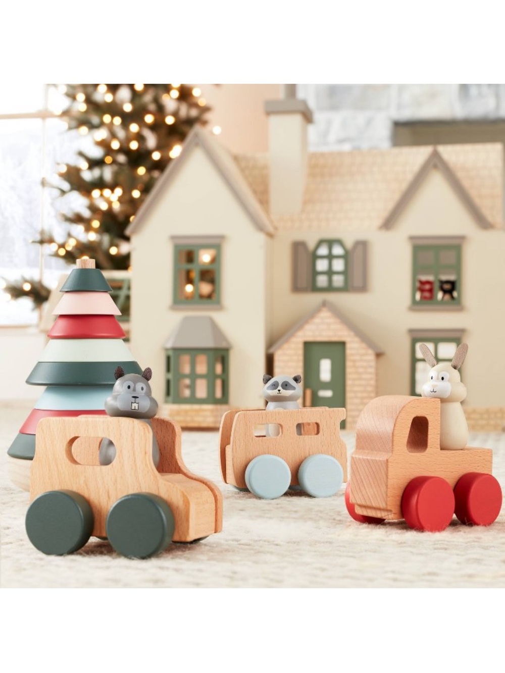 Hearth & Hand with Magnolia Kids' Wooden Car Set - Picture 4 of 6